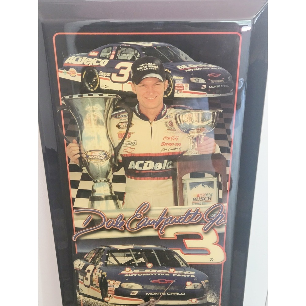 Jebco Dale Earnhardt Jr #3 AC Delco Monte Carlo Wall Clock Limited Gold Box